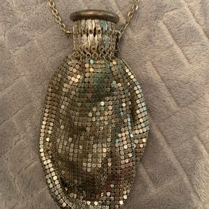Whiting and Davis Silver mesh purse